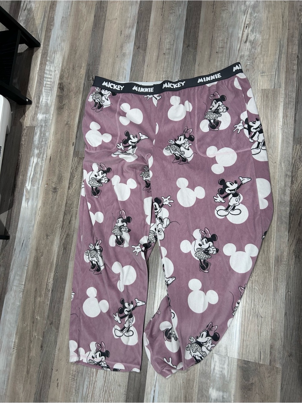 Minnie Mouse Womens Pink Pajama Pants - Disney